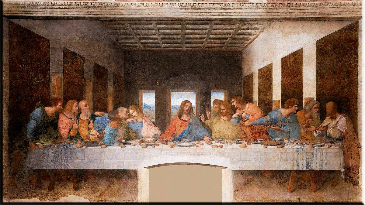 La última cena de Leonardo Da Vinci