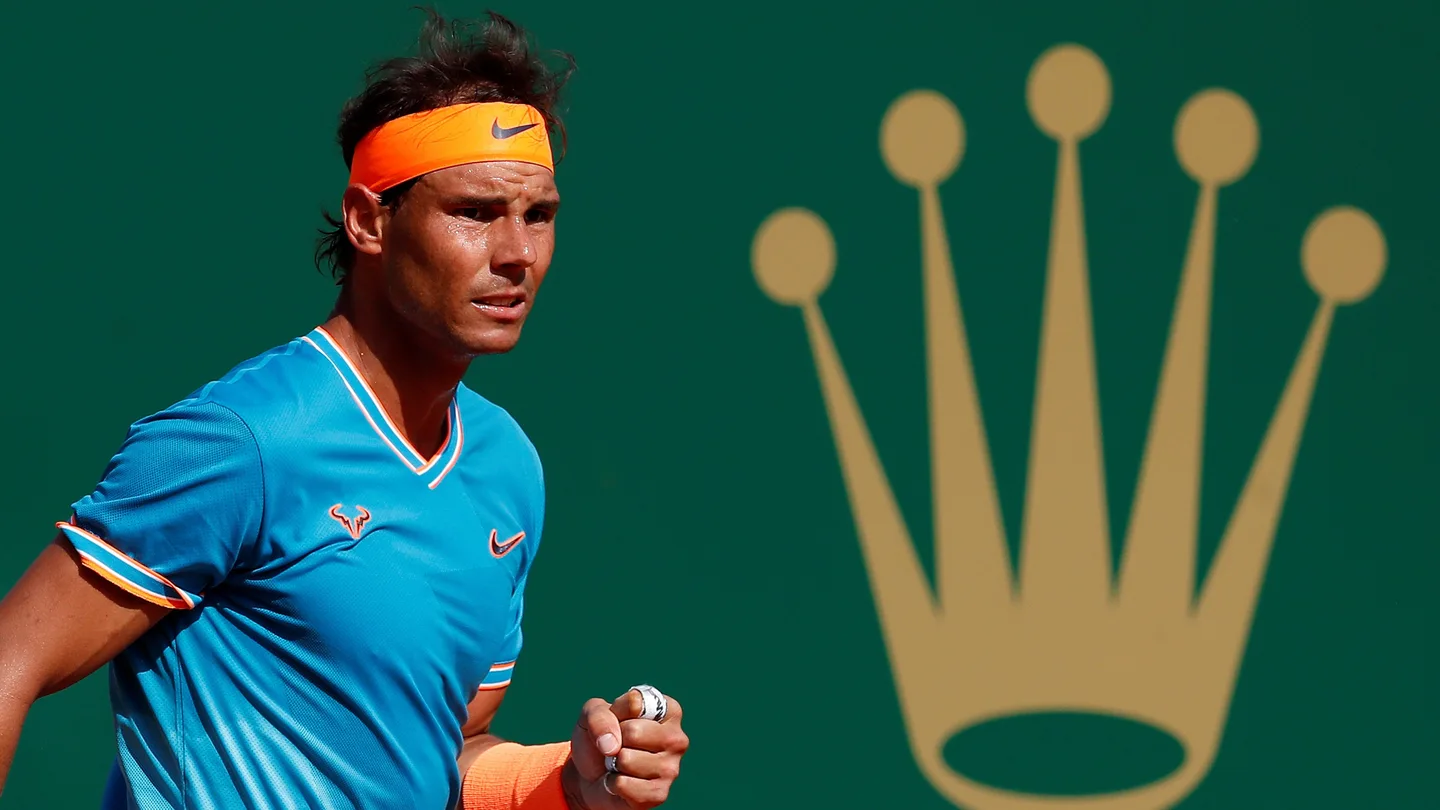 Rafa Nadal celebra un punto ante Pella Rafa Nadal celebra un punto ante Pella