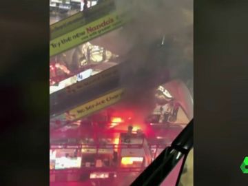 Incendio en un centro comercial de Singapur Incendio en un centro comercial de Singapur