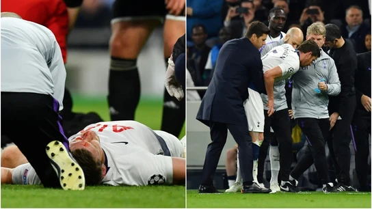 Tremendo golpe de Vertonghen en el Tottenham vs Ajax Tremendo golpe de Vertonghen en el Tottenham vs Ajax