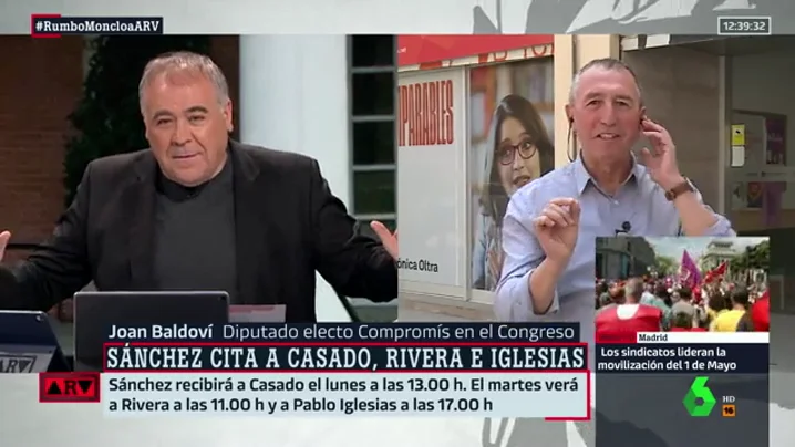 Joan Baldoví en Al Rojo Vivo