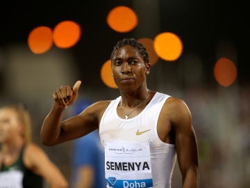 Semenya, durante una prueba Semenya, durante una prueba