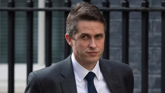 Gavin Williamson, hasta ahora el esponsable de la cartera de Defensa del Partido Conservador británico Gavin Williamson, hasta ahora el esponsable de la cartera de Defensa del Partido Conservador británico