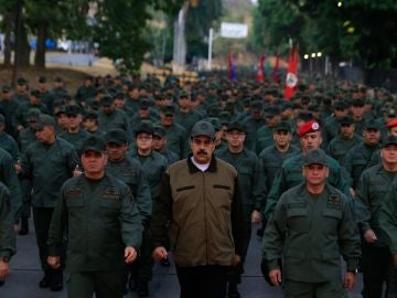 Las fuerzas desplegadas por Nicolás Maduro Las fuerzas desplegadas por Nicolás Maduro