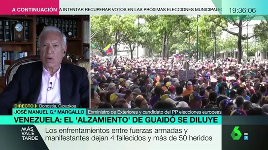 García-Margallo: "Quién está desobedeciendo y dando un golpe de Estado es Maduro y no Guaidó" García-Margallo: "Quién está desobedeciendo y dando un golpe de Estado es Maduro y no Guaidó"