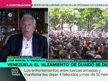García-Margallo: "Quién está desobedeciendo y dando un golpe de Estado es Maduro y no Guaidó" García-Margallo: "Quién está desobedeciendo y dando un golpe de Estado es Maduro y no Guaidó"