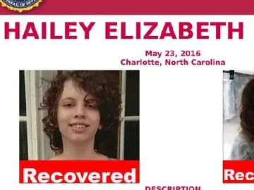 Hailey Elisabeth Burns, la menor que estuvo desaparecida durante un año Hailey Elisabeth Burns, la menor que estuvo desaparecida durante un año