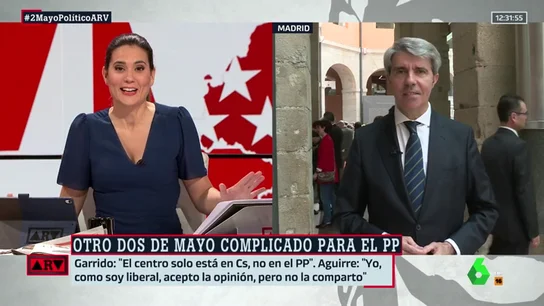 Ángel Garrido, sobre el no saludo de Pablo Casado: "Quizá no me haya visto" Ángel Garrido, sobre el no saludo de Pablo Casado: "Quizá no me haya visto"