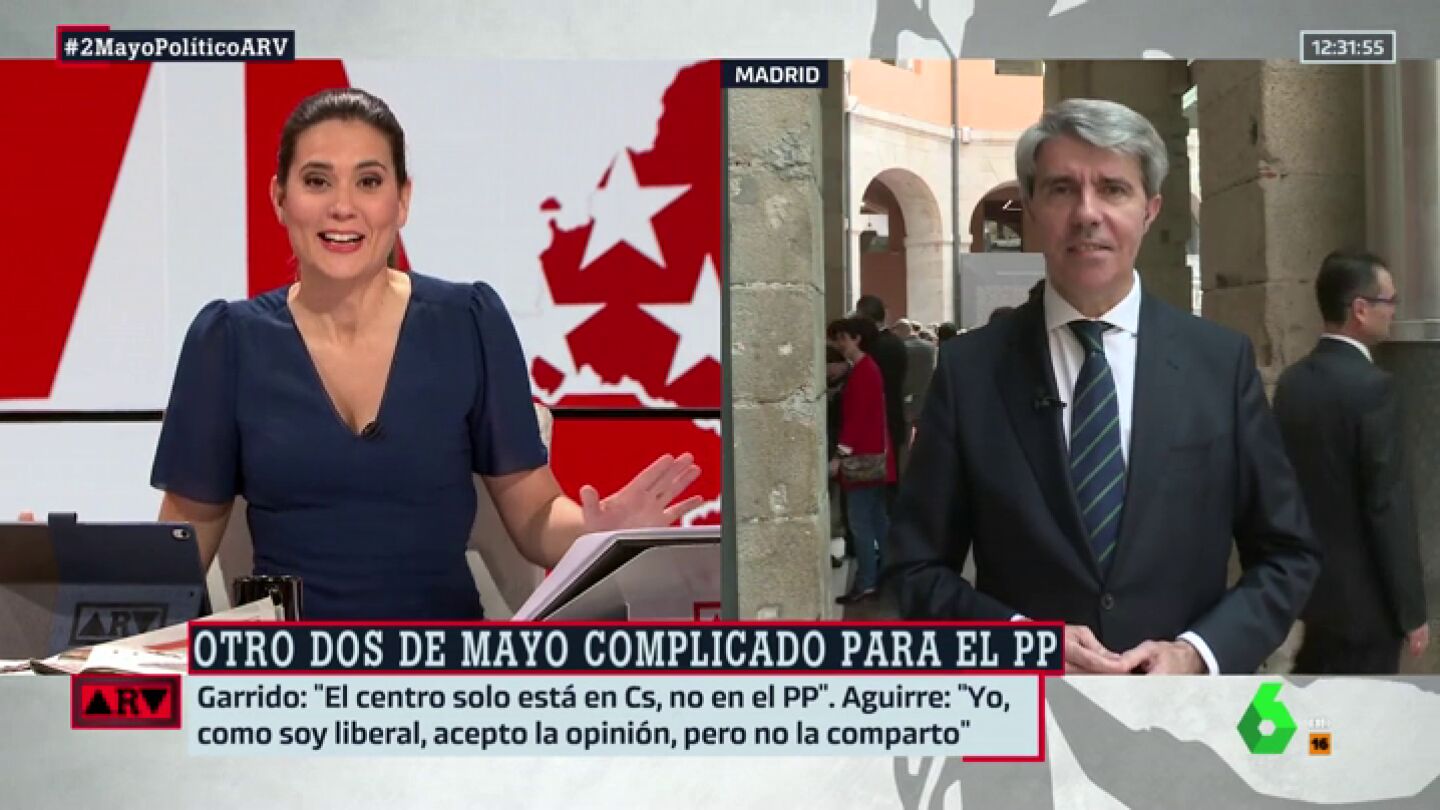 &Aacute;ngel Garrido, sobre el no saludo de Pablo Casado: "Quiz&aacute; no me haya visto"