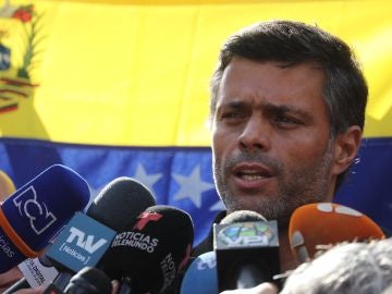 El líder opositor Leopoldo López El líder opositor Leopoldo López