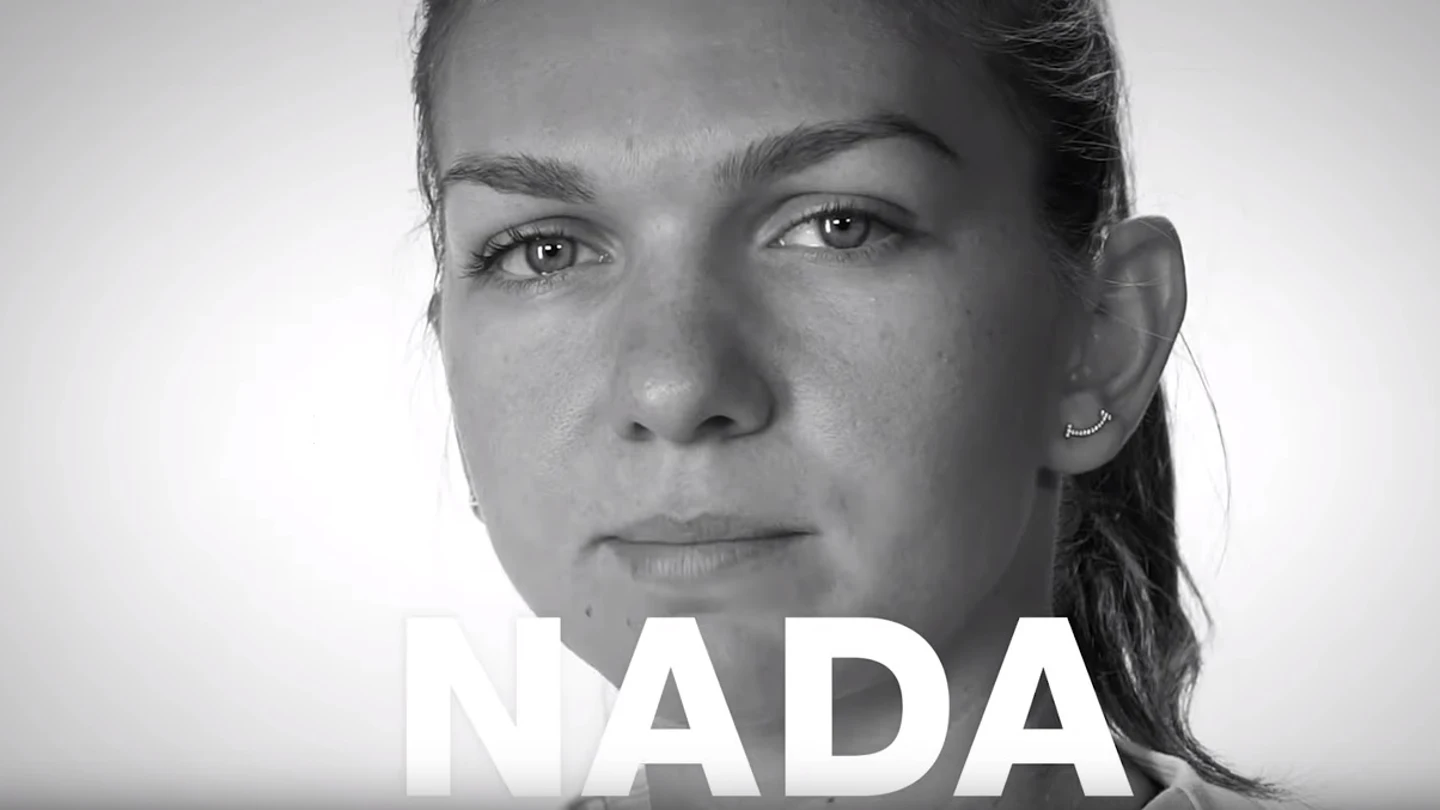 Simona Halep, en un vídeo promocional contra la violencia de género Simona Halep, en un vídeo promocional contra la violencia de género
