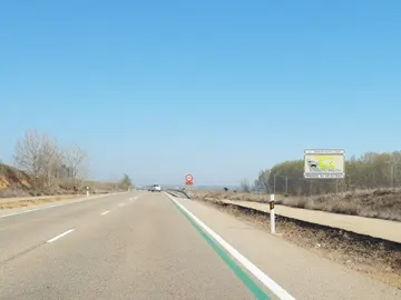 Las líneas verdes que ha instalado la DGT Las líneas verdes que ha instalado la DGT