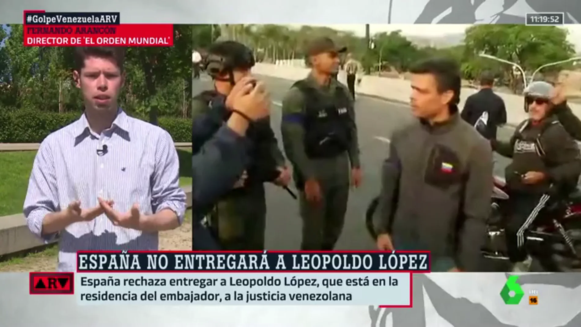 Los motivos por los que la estancia de Leopoldo López como huésped en la embajada de España en Venezuela podría meter en un lío al Gobierno