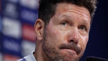 Diego Simeone, en rueda de prensa