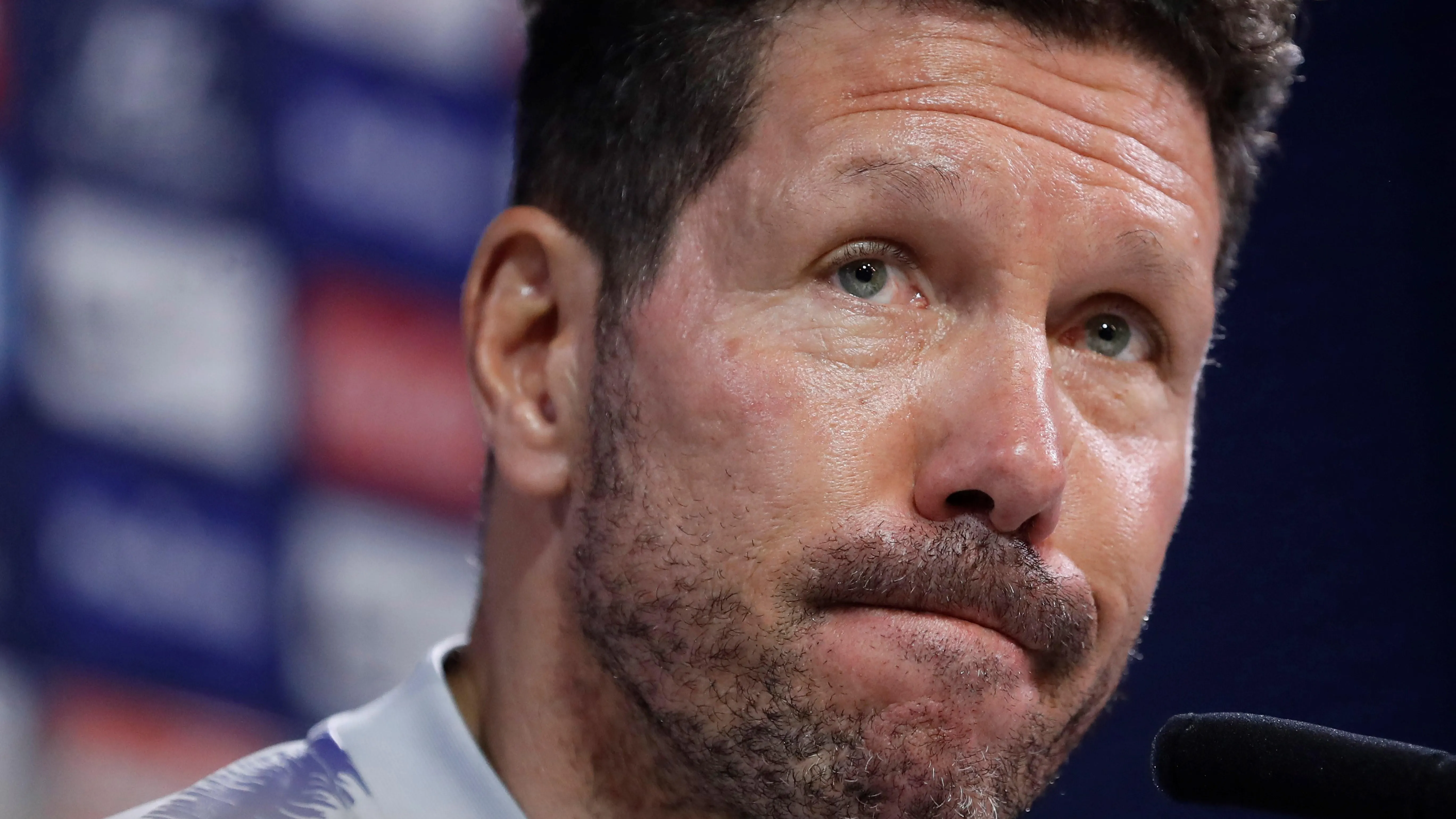 Diego Simeone, en rueda de prensa