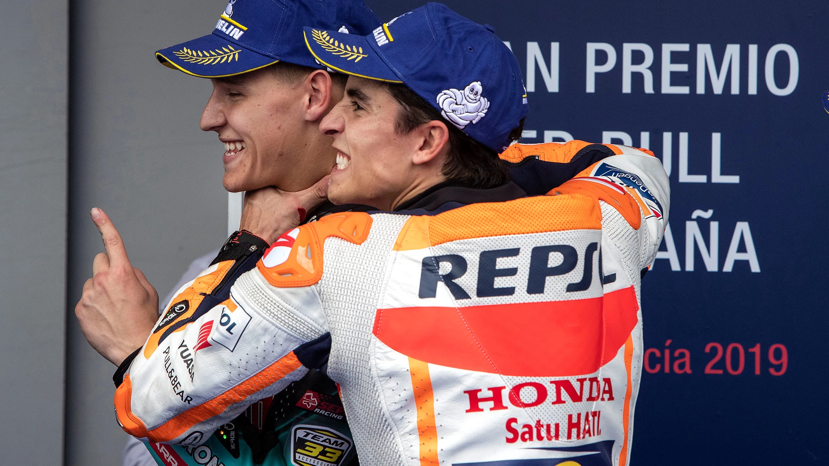 Márquez bromea con Quartararo Márquez bromea con Quartararo