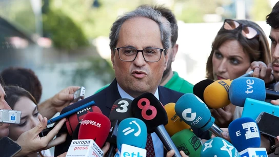 El president de la Generalitat, Quim Torra El president de la Generalitat, Quim Torra