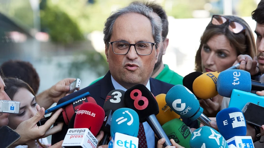 El president de la Generalitat, Quim Torra