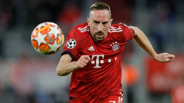 Frank Ribéry, durante un partido con el Bayern de Múnich