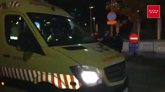 Imagen de una ambulancia en Madrid Imagen de una ambulancia en Madrid