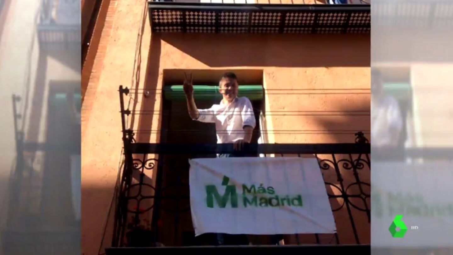 M&aacute;s Madrid ya tiene donde colgar sus carteles electorales pese a la prohibici&oacute;n de la JEC: 4.000 madrile&ntilde;os le ceden sus balcones