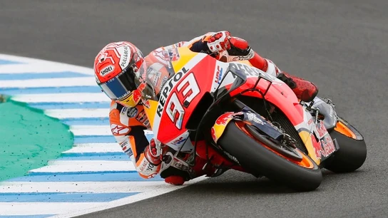 Marc Márquez, en el circuito de Jerez Marc Márquez, en el circuito de Jerez