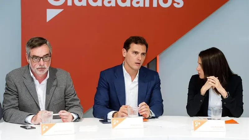 Villegas, Rivera y Arrimadas