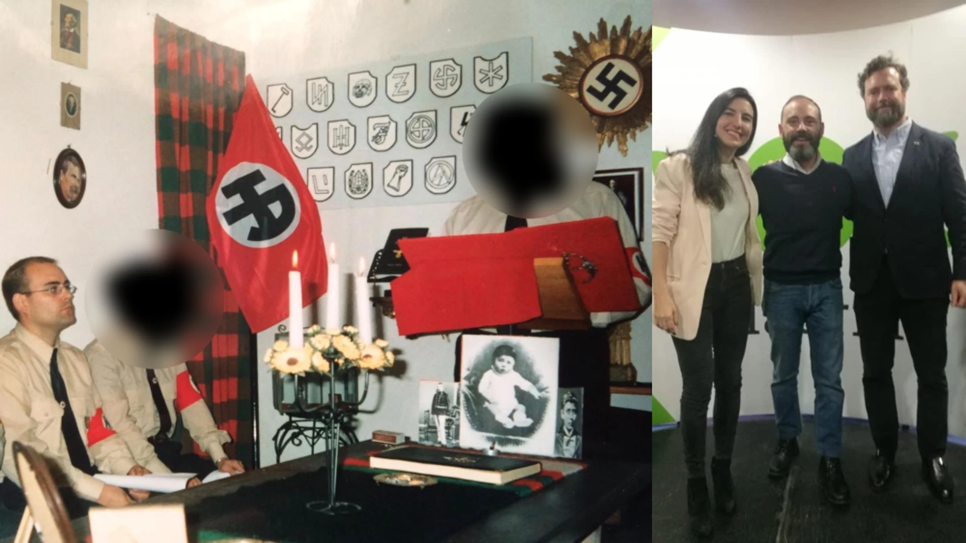 Un candidato de Vox en Alcalá de Henares participó en aquelarres nazis
