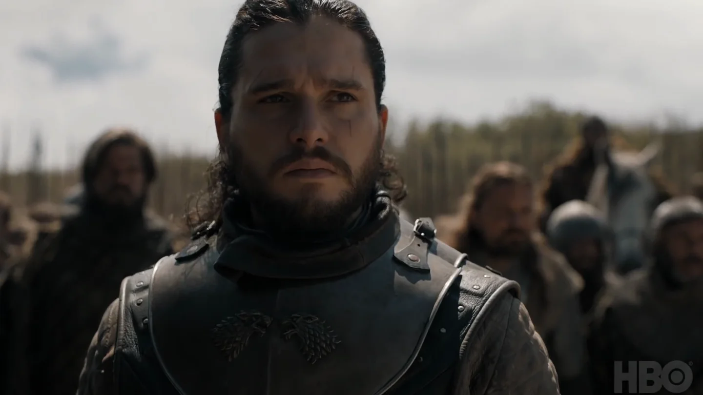 Kit Harrington interpretando a Jon Snow en 'Juego de Tronos' Kit Harrington interpretando a Jon Snow en 'Juego de Tronos'