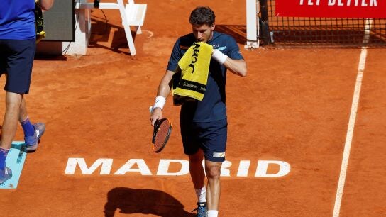 Pablo Carre&ntilde;o, en su partido ante Reilly Opelka