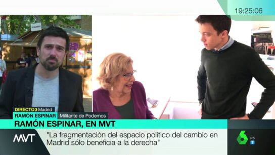 Ram&oacute;n Espinar: "La izquierda fragmentada y enfrentada en Madrid va a competir por ver qui&eacute;n saca un voto m&aacute;s que el otro"