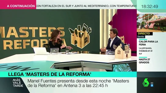 Manel Fuentes, sobre 'Masters de la Reforma': "Demuestra que cuando trabajas en equipo las cosas pueden mejorar mucho" Manel Fuentes, sobre 'Masters de la Reforma': "Demuestra que cuando trabajas en equipo las cosas pueden mejorar mucho"