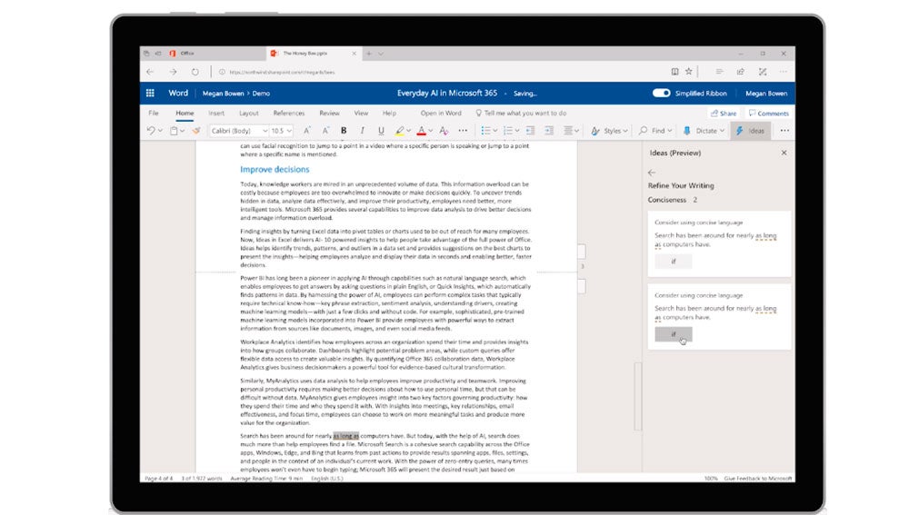 El nuevo Microsoft Word con IA