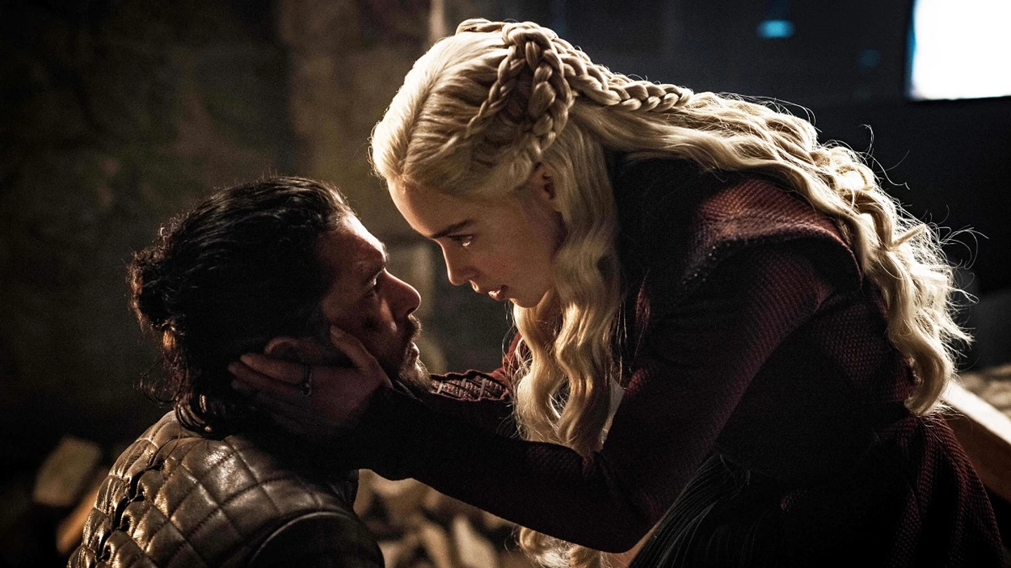 Jon y Daenerys en 'Juego de Tronos' Jon y Daenerys en 'Juego de Tronos'