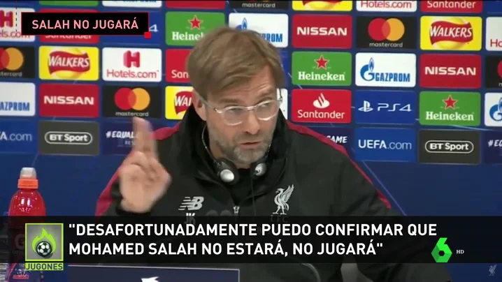 Salah no jugará contra el Barça