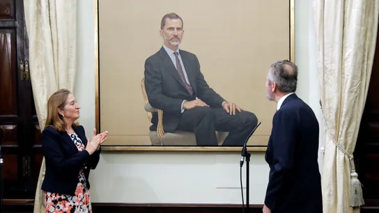 El retrato del rey que encargó el Congreso de los Diuputados El retrato del rey que encargó el Congreso de los Diuputados