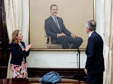 El retrato del rey que encargó el Congreso de los Diuputados El retrato del rey que encargó el Congreso de los Diuputados