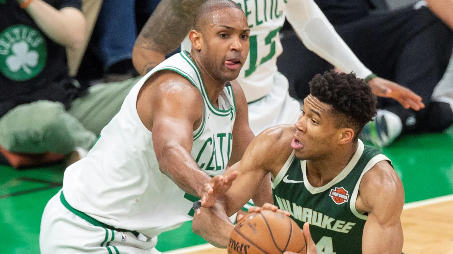 Giannis Antetokounmpo, en acción ante los Celtics Giannis Antetokounmpo, en acción ante los Celtics