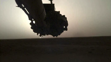 Imagen del amanecer visto desde Marte a través de la sonda Insight.