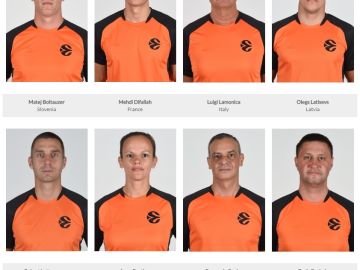 Los ocho colegiados elegidos para la Final Four Los ocho colegiados elegidos para la Final Four