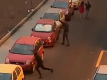Imágenes de la reyerta en Arrecife, Lanzarote Imágenes de la reyerta en Arrecife, Lanzarote