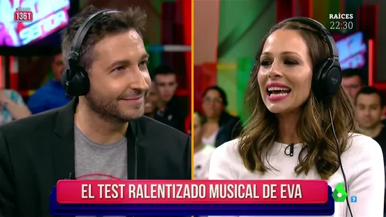 Eva González y Frank Blanco se someten al 'idiotizador': "Lo voy a hacer fatal, si yo normalmente ya estoy idiotizada" Eva González y Frank Blanco se someten al 'idiotizador': "Lo voy a hacer fatal, si yo normalmente ya estoy idiotizada"