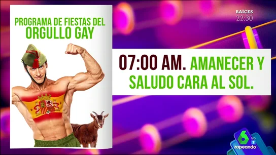 Zapeando descubre el "programa de festejos" de Vox en Madrid: "Los actos empezarán al amanecer y de cara al sol" Zapeando descubre el "programa de festejos" de Vox en Madrid: "Los actos empezarán al amanecer y de cara al sol"