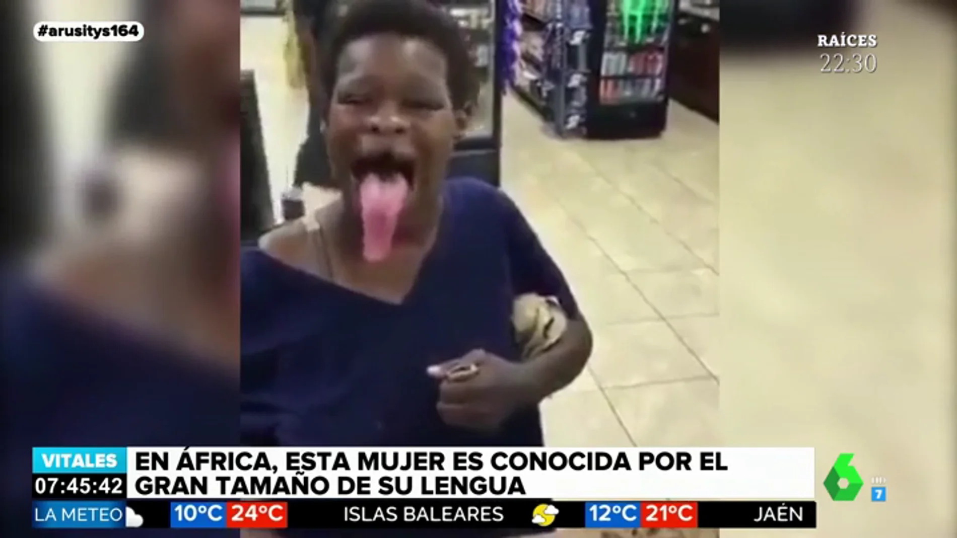 Así es el impactante tamaño de la lengua de una mujer que causa sensación en África