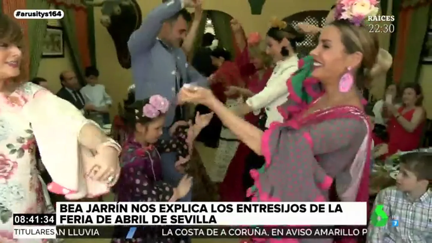 Bea Jarrín, en la Feria de Abril Bea Jarrín, en la Feria de Abril