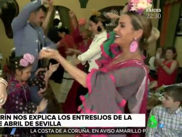 Bea Jarrín, en la Feria de Abril Bea Jarrín, en la Feria de Abril