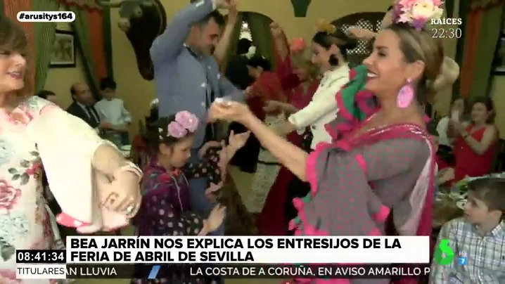 Bea Jarrín, en la Feria de Abril