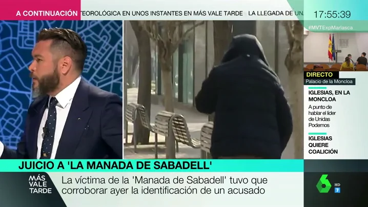 El abogado de la víctima de 'la Manada de Sabadell': "Está completamente reviviendo el suceso, es una doble victimización"