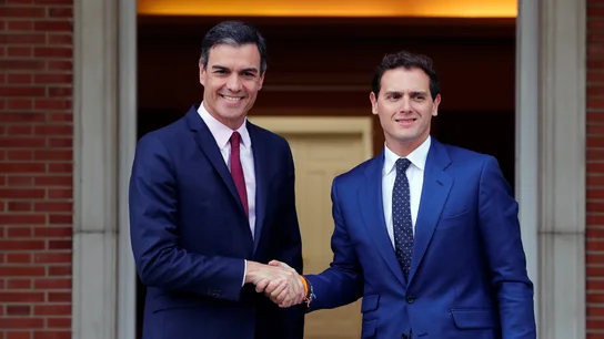 Sánchez y Rivera en La Moncloa Sánchez y Rivera en La Moncloa
