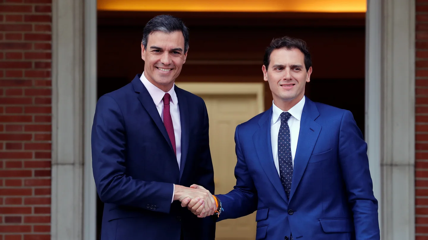 Sánchez y Rivera en La Moncloa Sánchez y Rivera en La Moncloa